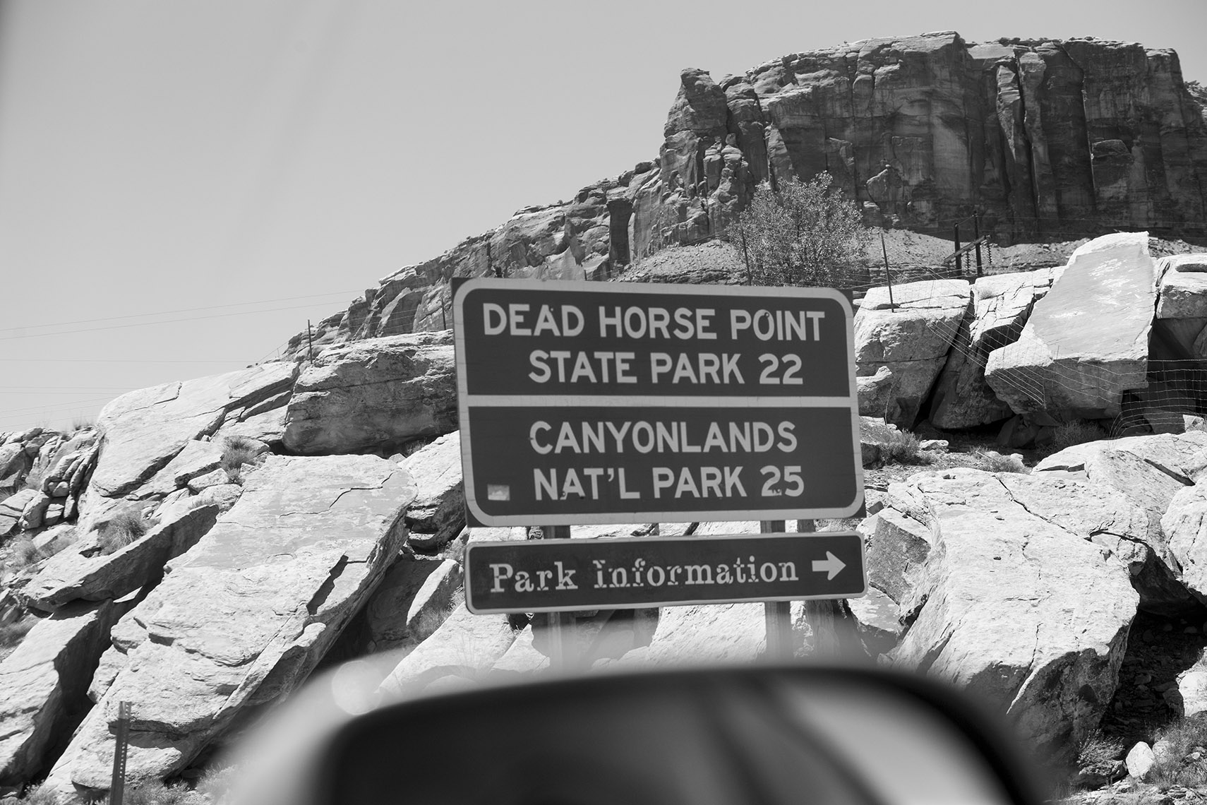 national park sign 